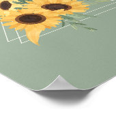 Poster Tournesol (Coin)