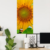 Poster Tournesol (Bureau à domicile)