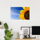 Poster Tournesol (Bureau à domicile)