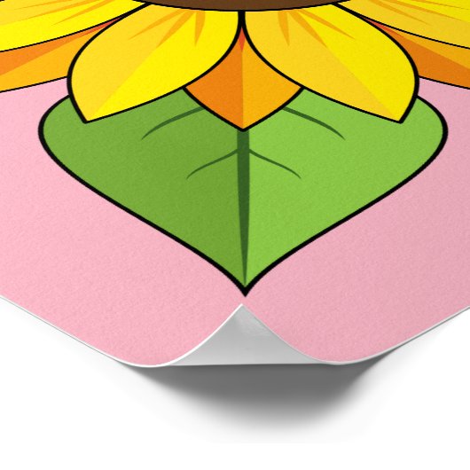 Poster Tournesol (Coin)