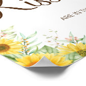 Poster Tournesol Combien de baisers Panneau de jeu de Bab (Coin)