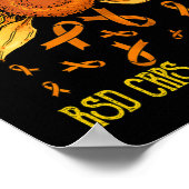 Poster Tournesol de sensibilisation RSD CRPS (Coin)