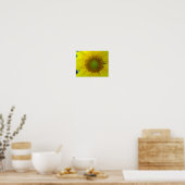 Poster Tournesol et graines, Spirale, Ratio doré (Cuisine)