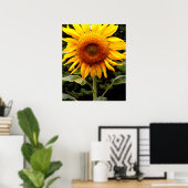 Poster Tournesol géant, fleur jaune (Bureau à domicile)
