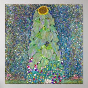Poster Tournesol   Gustav Klimt