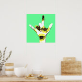 Poster Tournesol I Love You (Cuisine)