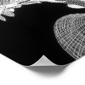 Poster Tournesol imprimé - art pour l'organisme de bienfa (Coin)