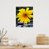 Poster Tournesol jaune ensoleillé (Cuisine)