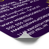 Poster Tournesol moderne, fleuriste publicité (Coin)