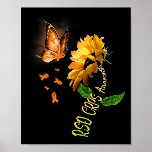 Poster Tournesol papillon RSD Sensibilisation 1 (Devant)