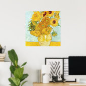 Poster tournesol par Vincent Van Gogh, post impressionnis (Bureau à domicile)