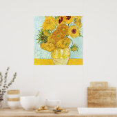 Poster tournesol par Vincent Van Gogh, post impressionnis (Cuisine)