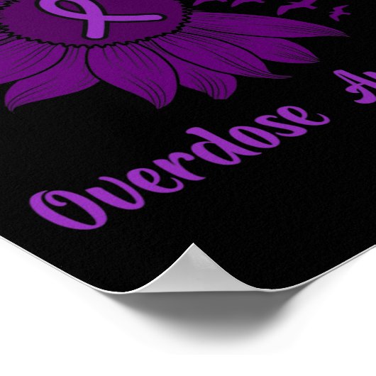 Poster Tournesol pourpre (Coin)