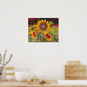 Poster Tournesol rose (Cuisine)
