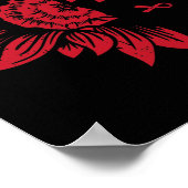 Poster Tournesol Vih Sida Cerveau Anévrisme Cool Awar (Coin)