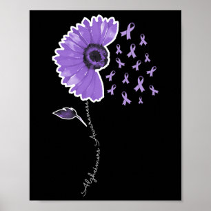 Poster Tournesol violet guerrier Cute Ribbon