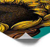 Poster Tournesols (Coin)