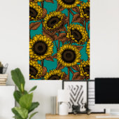 Poster Tournesols (Bureau à domicile)