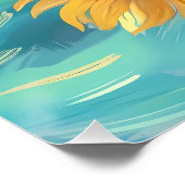 Poster Tournesols (Coin)