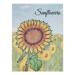 Poster Tournesols