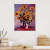 Poster Tournesols Claude Monet (Cuisine)