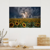 Poster Tournesols Dans Une Tempête (Cuisine)