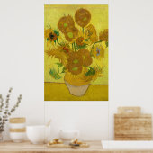 Poster Tournesols de Van Gogh Peinture Art (Cuisine)
