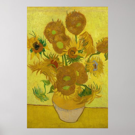 Poster Tournesols de Van Gogh Peinture Art (Devant)