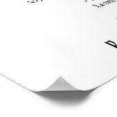 Poster Tournesols Menu de Boissons de Verdure Signe de Ma (Coin)