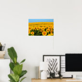 Poster Tournesols sans fin (Bureau à domicile)