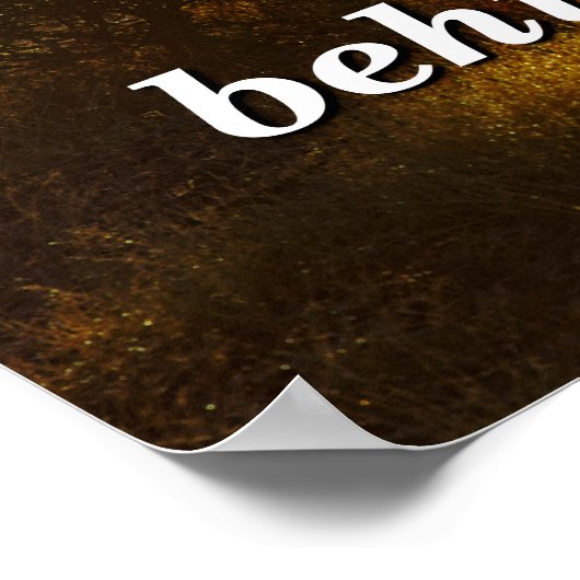 Poster Tournez votre visage vers le soleil (Coin)