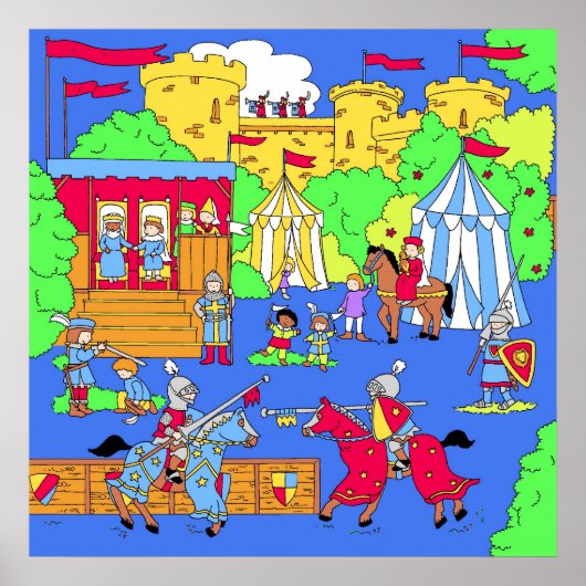 Poster Tournoi au château (Devant)