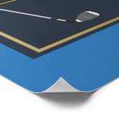 Poster Tournoi de golf 🏌 Carte des places (Coin)