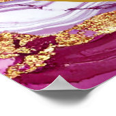 Poster Tournoi de marbre rouge et or de Bourgogne Anniver (Coin)