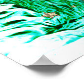 Poster *~* Tourquoise Art Artistique Céleste LION AP23 (Coin)