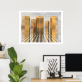 Poster Tours d'or (Bureau à domicile)