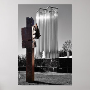 Poster Tours jumelles commémoratives