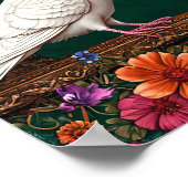 Poster Tourterelles de mariage (Coin)