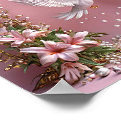 Poster Tourterelles de mariage (Coin)