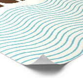 Poster Tous à bord des vagues rad (Coin)