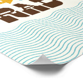 Poster Tous à bord des vagues rad (Coin)