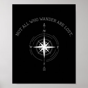 Poster Tous ceux qui errent ne sont pas des Voyageurs per