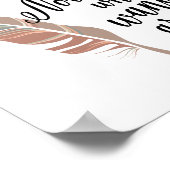 Poster Tous Ceux Qui Vont Ne Sont Pas Perdus Citer Imprim (Coin)