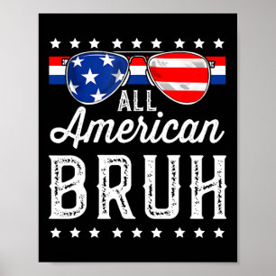 Poster Tous les Américains 4 juillet Boys Patriotic Usa T