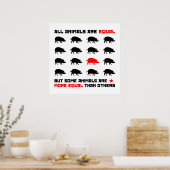 Poster Tous les animaux sont égaux 2 (Cuisine)