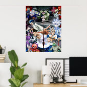 Poster Tous les caractères Anime (Bureau à domicile)