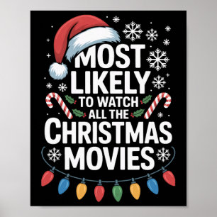 Poster Tous Les Films De Noël Les Plus Susceptibles De Re