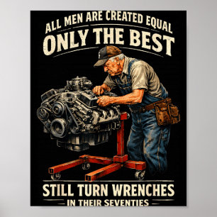 Poster Tous les hommes sont créés égaux seulement les clé