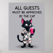 Poster Tous les invités doivent être approuvés par le cha (Devant)