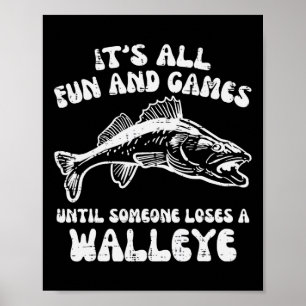 Poster Tous les jeux amusants jusqu'à perdre Walleye Funn
